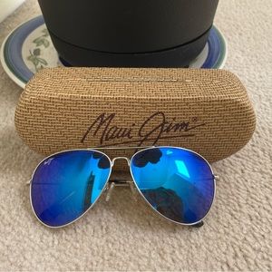 Maui Jim Mavericks Polarized Aviator Sunglasses